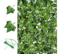 Noa Home Deco Guirnalda de Hiedra Artificial, 12 Unidades, 2,2 m, Planta Artificial Colgante, Hiedra Falsa para Cocina, Boda, balcón, jardín, Fiesta, decoración, Oficina, decoración de Pared