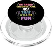 Noa Personalized Women's Gift Custom Noa PopSockets PopGrip para MagSafe