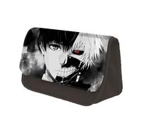 NOAFUNZO Tokyo Ghoul - Estuche para lápices Kirishima Tōka Kaneki Ken con impresión 3D, bolsa de papelería de gran capacidad para niños y niñas, regalos de cumpleaños, Tipo 16, 22*13*7.5cm, Anime