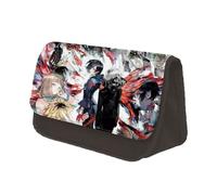 NOAFUNZO Tokyo Ghoul - Estuche para lápices Kirishima Tōka Kaneki Ken con impresión 3D, bolsa de papelería de gran capacidad para niños y niñas, regalos de cumpleaños, Tipo 13, 22*13*7.5cm, Anime