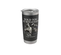 Noah 2348 BC Funny Rain Humor Design Histórico Inundación Broma Vaso térmico de acero inoxidable de doble pared