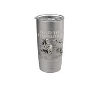 Noah 2348 BC Funny Rain Humor Design Histórico Inundación Broma Vaso térmico de acero inoxidable de doble pared