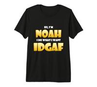 Noah Costume Idgaf Funny Meme Halloween Costume For Noahs Camiseta Premium