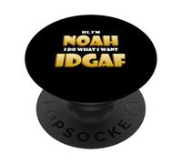 Noah Costume Idgaf Funny Meme Halloween Costume For Noahs PopSockets PopGrip Adhesivo