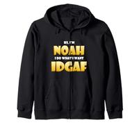 Noah Costume Idgaf Funny Meme Halloween Costume For Noahs Sudadera con Capucha