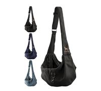 Noah & Paw Bandolera transportin Perro 1,5-5 kg, transportin Gato pequeño, Bolsa Transporte Ajustable para Mascotas, Doble función de Seguridad, Fabricado en Twill Premium.
