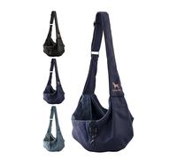 Noah & Paw Bandolera transportin Perro 2,2-8 kg, transportin Gato pequeño, Bolsa Transporte Ajustable para Mascotas, Doble función de Seguridad, Fabricado en Twill Premium.
