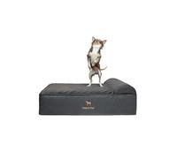 NOAH & PAW Cama para perro, 28 x 23 x 11 pulgadas, camas ortopédicas para mascotas de tamaño mediano, espuma viscoelástica de cáscara de huevo infundida con gel refrescante, impermeable, lavable a