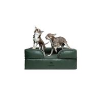 NOAH & PAW Cama para perro, 28 x 23 x 11 pulgadas, camas ortopédicas para mascotas de tamaño mediano, espuma viscoelástica de cáscara de huevo infundida con gel refrescante, funda interior,