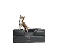 NOAH & PAW Cama para perro, 28 x 23 x 11 pulgadas, camas ortopédicas para mascotas de tamaño mediano, espuma viscoelástica de cáscara de huevo infundida con gel refrescante, funda interior,