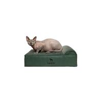 NOAH & PAW Cama para perros pequeños, 20 x 15 x 8 pulgadas, cama para gatos de interior, espuma viscoelástica ortopédica con gel de refrigeración, impermeable, lavable a máquina, incluye funda