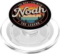 Noah The Man The Myth The Legend - Nombre Personalizado Vintage PopSockets PopGrip para MagSafe