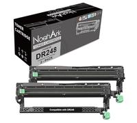 NoahArk Compatible para DR248 DR-248 DR248CL Unidades de Tambor Reemplazo para Brother DCP-L3515CDW DCP-L3520CDW DCP-L3527CDW DCP-L3560CDW MFC-L3740CDW MFC-L3760CDW HL-L3215CW HL-L3220CW (2 Paquetes)