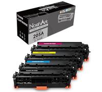 NoahArk Compatible para HP 205A CF530A CF531A CF532A CF533A Cartucho de tóner de Repuesto para HP Color Laserjet Pro M181FW M181 M180 180N M154A M154NW M154 Impresora (Negro/Cian/Amarillo/Magenta)