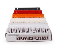 Noahrk Now Playing - Soporte de pared para discos de vinilo para LP individual a triple, plástico ABS, color blanco crema