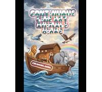 Noah's Ark One Line Art Coloring Book - 6 Sacred Animals Journey: Continuous Line Drawing of Lion, Tiger, Elephant, Ostrich, Heron & Falcon on the ... 3-8 (Screen Glow Adventures Coloring Series)