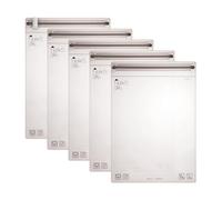 Noaks Bag - Bolsa Seca, Embalaje Protector, Bolsa enstanca, 100% impermeable hasta 10 m, protección contra olores, apropiado para alimentos, L, 5 piezas