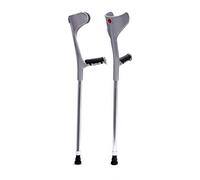 NOALED Muletas de antebrazo, mango ajustable, ergonómicas y cómodas, duraderas para adultos estándar y altos, aluminio ligero, A (A) (A) (A)