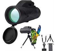 NOALED Telescopio monocular de Alta definición 80x100, monocular Impermeable más Nuevo, Alcance de Alta Potencia con Soporte para teléfono Inteligente y trípode para Juegos de Pelota/Turismo /