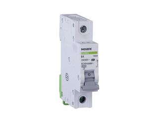 Noark 100004 Interruptor de sobrecorriente, 6 kA, característica B, 6 A, 1 polo.
