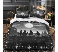 NOASDGYEI Buque de Guerra en tormenta Funda de Edredón 3 Piezas Estampado 3D Cierre de con Fundas de Almohada Transpirable Escena de Batalla Naval Funda Edredon for jóvenes Super King（260x220cm）