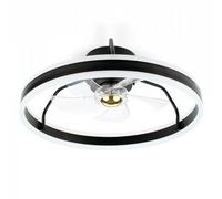 Noaton Atria Ventilador de Techo con Luz LED y Mando 26W Blanco/Negro