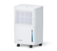 Noaton® DF 4110 Deshumidificador Electrico, 11,5L/24H, Deshumidificación Auto, Drenaje Continuo, Pantalla Digital, Temporizador 24h, Depósito de Agua 2,1L, Silencioso, Habitaciones hasta 35m2