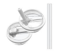 Noaxylic 2 Piezas Tapa Anti Goteo para Accesorios Stanley，Tapa Anti Polvo y Hermética Reutilizable con Para Flip Straw，Resistente al Desgaste，A Prueba de Fugas para Vasos de 40 Oz para Stanley Cup