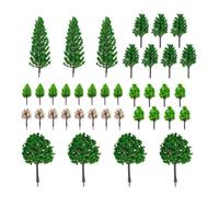 Noaxylic 38 Piezas Arboles Maqueta, Árboles de Modelo Mixto, Árbol de Paisajismo en Miniatura, 3 a 13 CM, Multicolor, Mini Árboles de Diorama, para Bricolaje, Mini Paisajismo