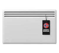 Nobø NFK4N radiador eléctrico bajo consumo 750W blanco, convector eléctrico pared con termostato inteligente NCU-2Te, radiador wifi con temporizador, IP24, programas semanales, protección antihielo