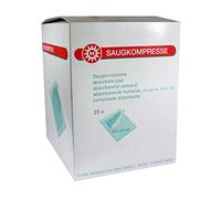 Noba Apósitos absorbentes estériles para heridas, 20 x 20 cm, 25 unidades