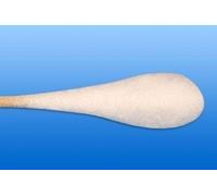 Noba - Bastoncillos de algodón no estériles, de madera, 10-11 mm, 15 cm, 50 unidades, de NOBA Verbandmittel Danz GmbH & C