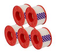 Noba rudafix ESPARADRAPO Yeso Laminado transparente 9,14m Rollo, todos los Tamaños - 2,5 cm x 9,14 cm, 5 Stück