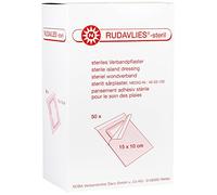 Noba RUDAVLIES -estéril, Parches de asociación, Vendaje para heridas, Selección tamaño, 50 Piezas - 15 x 10 cm