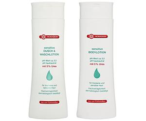 Noba Sensitive de 2 piezas Set para médicos Limpieza y Cuidado con 5% Urea