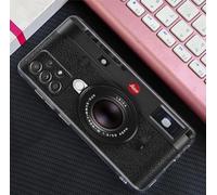 NOBAA Funda Transparente para cámara de vídeo con Cinta de Casete de música Retro para Samsung Galaxy A52 5G A53 A72 A53 A73 A51 A33 A32 A41 A22 A23, C3, para A32 4G