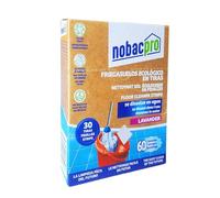 NobacPro - Fregasuelos en Tiras Ecológico | 60 Lavados - 30 Tiras | Aroma Lavanda | Limpiador de Suelos Vegano, Sin Plásticos, Respetuoso con Mascotas y el Medio Ambiente | Fragancia Fresca