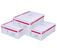 Nobafix Gasas Venda de fijación de Noba Verbandmittel individualmente envuelto en película - 720 Piezas ( 4 cm x 4 m )