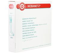 NOBANETZ - Vendaje de red elástico (25 m, tamaño 5, cabeza de color blanco)