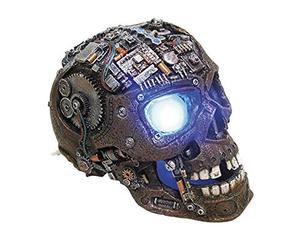 Nobby 28603 - Adornos para el Agua con LED 20, 8 x 13, 7 x 15 cm, diseño de cráneo