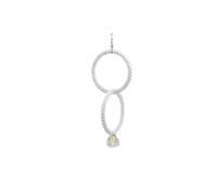 Nobby Cotton Climbing - Juego de 2 Anillos Grandes para Loro, 50 cm de diámetro Total