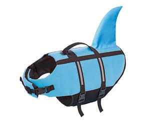 Nobby 61033 Sharki - Flotador para Perros (Talla L, 40 cm), Color Azul Claro