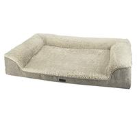 Nobby 61726 Sofá ortopédico Cuadrado CALBU Beige; Largo x Ancho x Alto: 120 x 80 x 20 cm