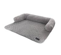Nobby 61771 PENKA - Alfombrilla para sofá (Rectangular, 91 x 74 x 10 cm), Color Gris