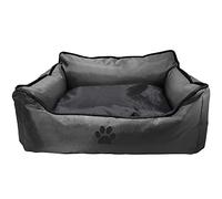 Nobby 61829 Classic Reno - Cama cómoda Cuadrada (52 x 41 x 16 cm), Color Negro