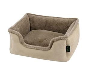 Nobby 61856 Eco ZARIF - Cama cómoda Ovalada (80 x 70 x 23 cm), Color Beige