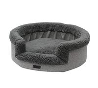Nobby 61862 - Cama cómoda Ovalada Jasin Gris (Largo x Ancho x Alto): 85 x 75 x 19 cm