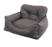Nobby 61930 Enock - Cama Cuadrada (65 x 60 x 21/36 cm), Color Gris Oscuro
