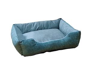 Nobby 61947 Classic Hina - Cama cómoda Cuadrada (70 x 60 x 20 cm), Color Gris Oscuro