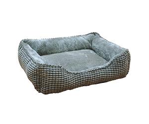 Nobby 61949 Classic Garik - Cama cómoda Cuadrada (50 x 40 x 17 cm), Color Gris Oscuro